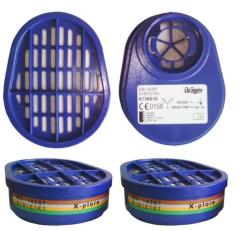 Drager X-Plore 5500 Tam Yüz Gaz Maskesi + 6738816 A1B1E1K1 Filtre